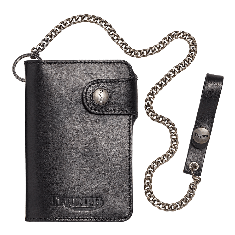 Triumph leather wallet outlet